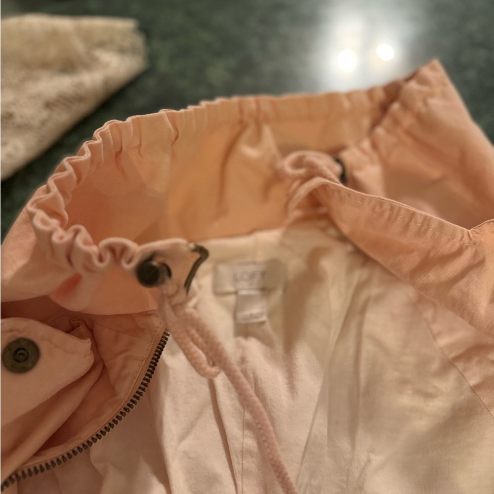 Loft Blush Utility Jacket With Drawstring Waist - image 5